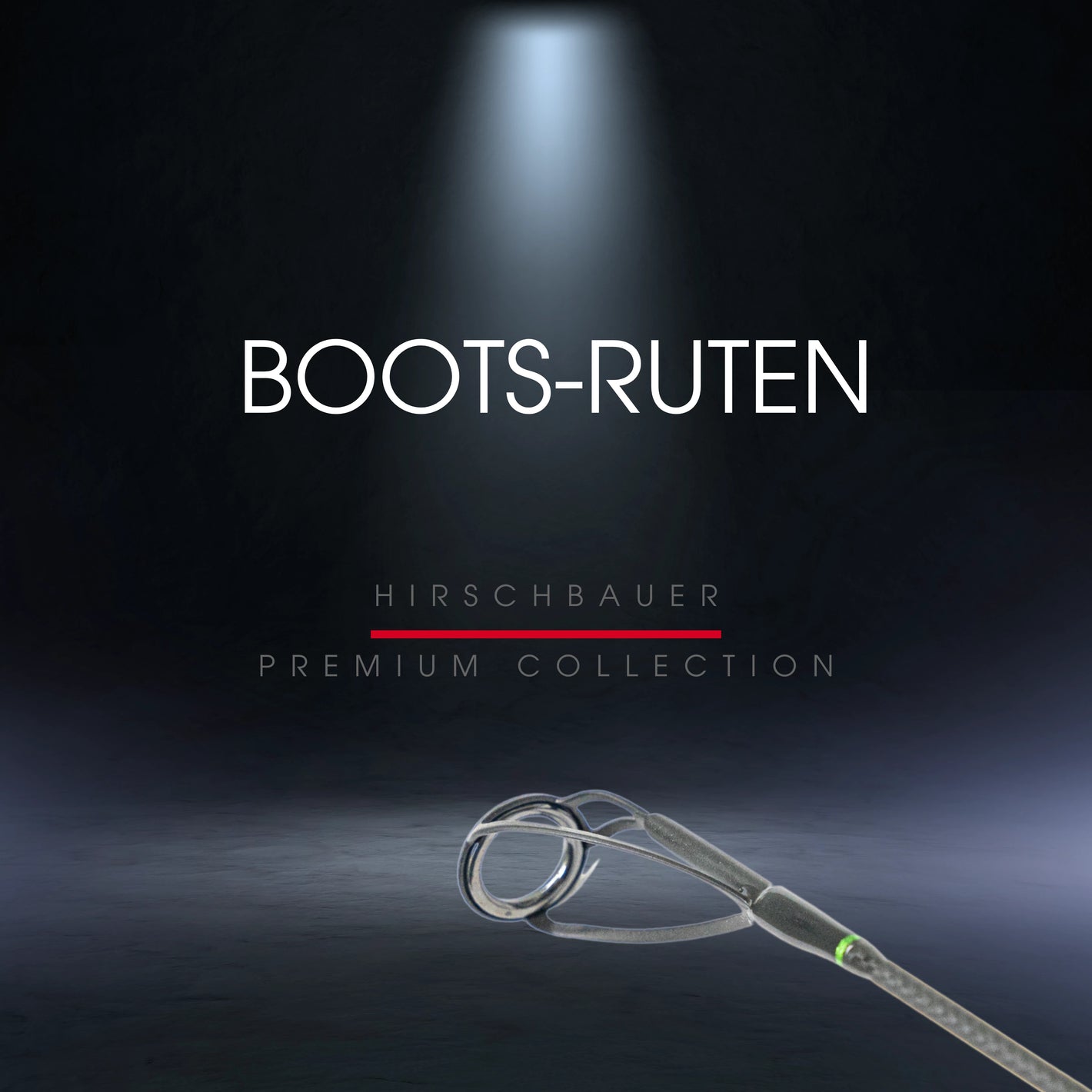 Robuste Bootsrute für exzellente Kontrolle und Performance beim Karpfenangeln vom Boot.