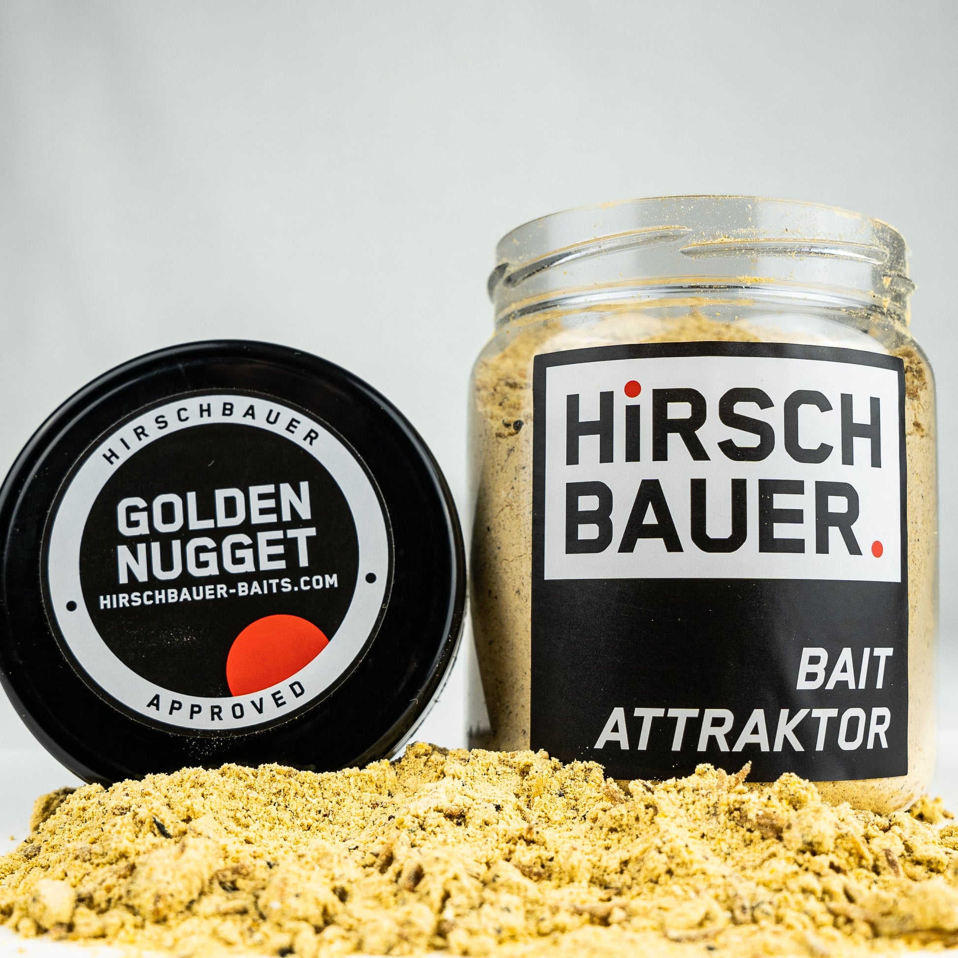 Einfache Handhabung - Golden Nugget Bait Attraktor Bundle Groundbaits leicht zu mischen und anzuwenden am Angelplatz